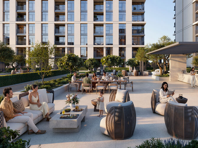 Terra Woods, Expo Living — shared courtyard