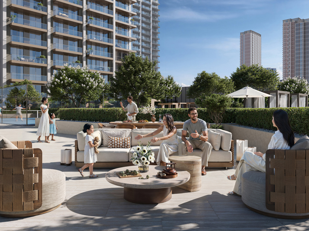 Valia, Dubai Creek Harbour — balconies and glazing