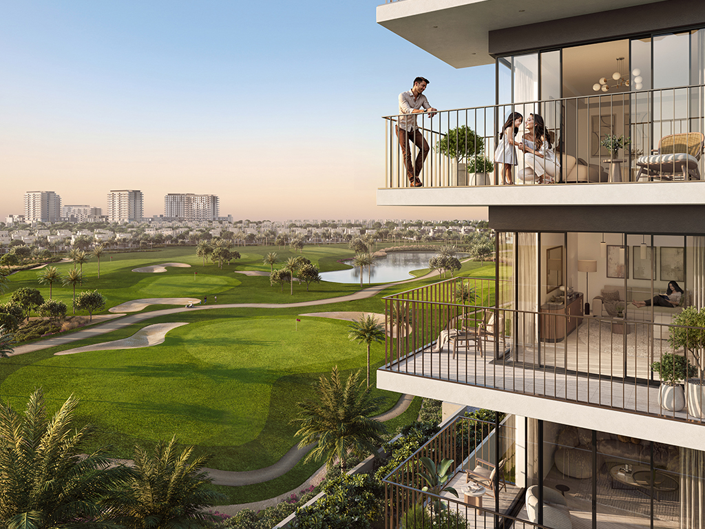 Golf Vale, Emaar South — podium and pool deck