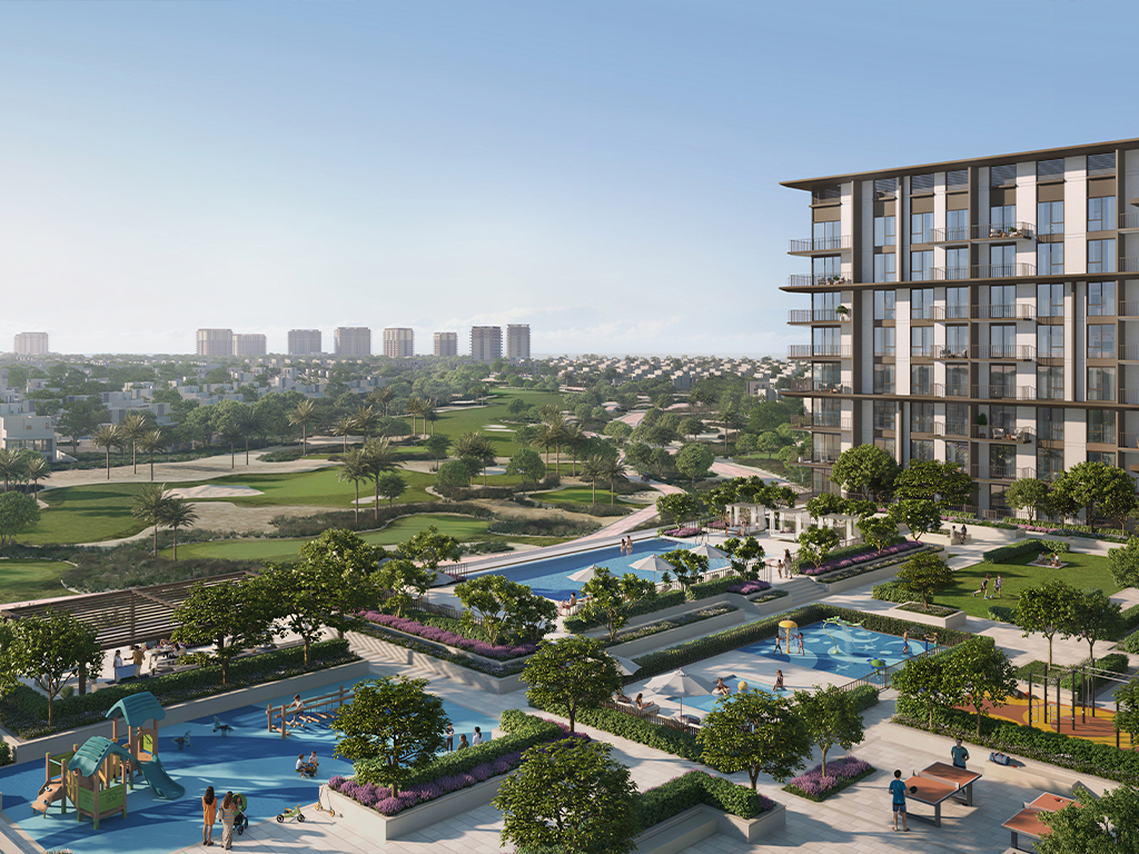 Golf Trails, Emaar South — landscaped grounds
