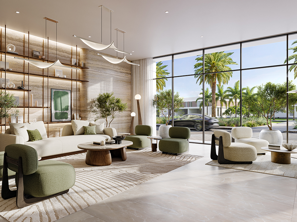 Golf Fields, Emaar South — living interior