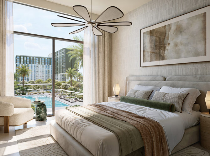 Terra Woods, Expo Living — bedroom interior